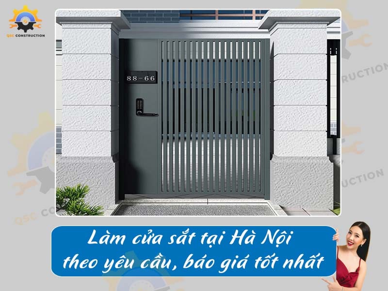 Làm cửa sắt tại Hà Nội theo yêu cầu, báo giá tốt nhất