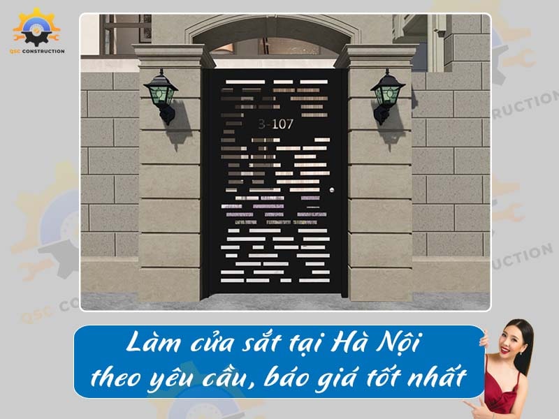 Làm cửa sắt tại Hà Nội theo yêu cầu, báo giá tốt nhất