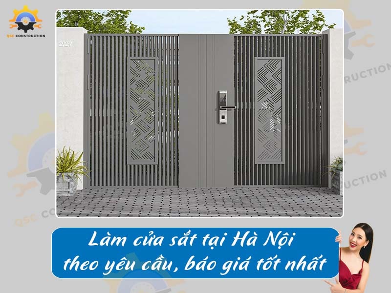 Làm cửa sắt tại Hà Nội theo yêu cầu, báo giá tốt nhất