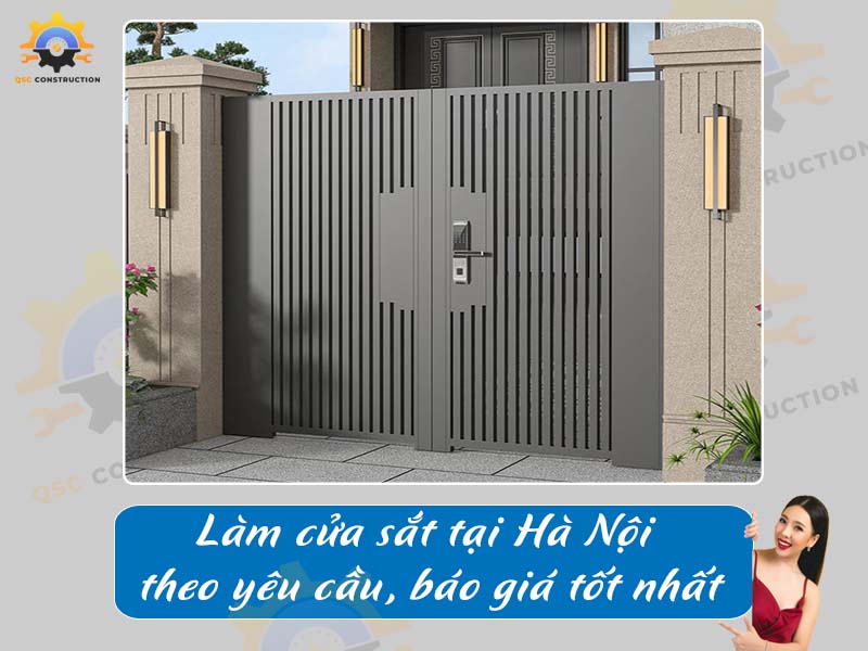 Làm cửa sắt tại Hà Nội theo yêu cầu, báo giá tốt nhất