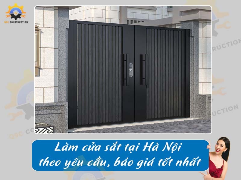 Làm cửa sắt tại Hà Nội theo yêu cầu, báo giá tốt nhất