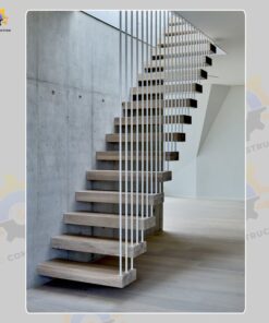 Mẫu cầu thang inox QSC INOXSTAIRS-11