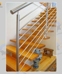 Mẫu cầu thang inox QSC INOXSTAIRS-14