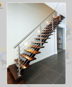 Mẫu cầu thang inox QSC INOXSTAIRS-15