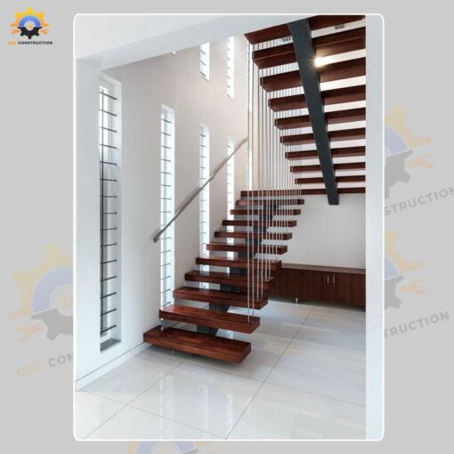 Mẫu cầu thang inox QSC INOXSTAIRS-17