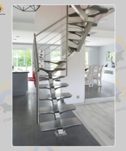 Mẫu cầu thang inox QSC INOXSTAIRS-18