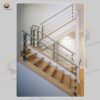 Mẫu cầu thang inox QSC INOXSTAIRS-21