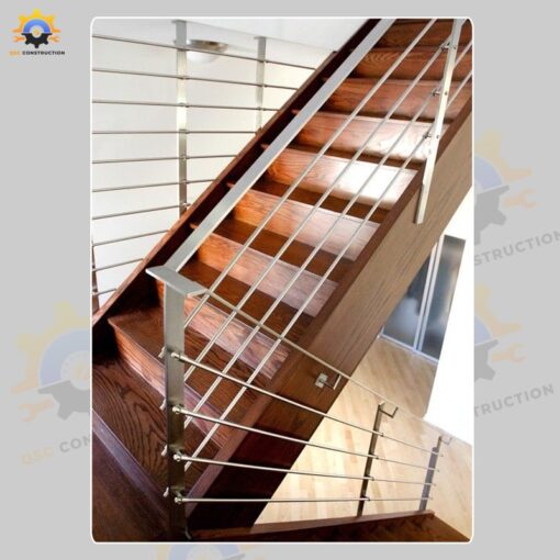 Mẫu cầu thang inox QSC INOXSTAIRS-22