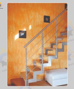 Mẫu cầu thang inox QSC INOXSTAIRS-25