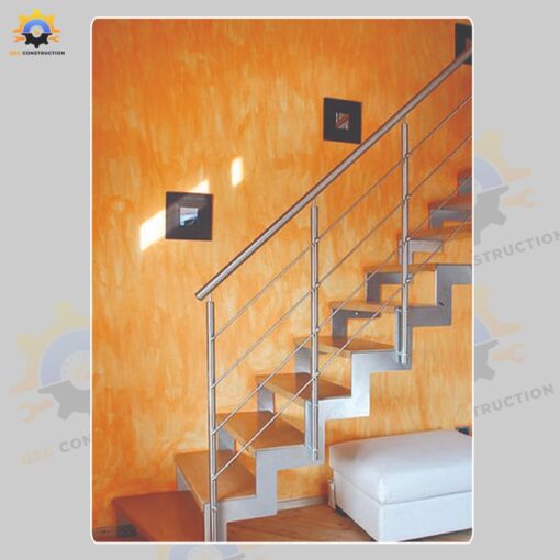 Mẫu cầu thang inox QSC INOXSTAIRS-25