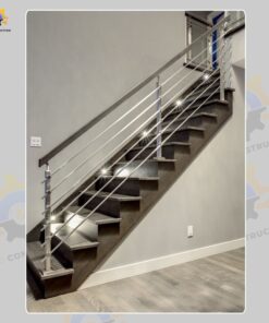 Mẫu cầu thang inox QSC INOXSTAIRS-27