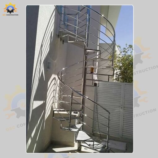 Mẫu cầu thang inox QSC INOXSTAIRS-29