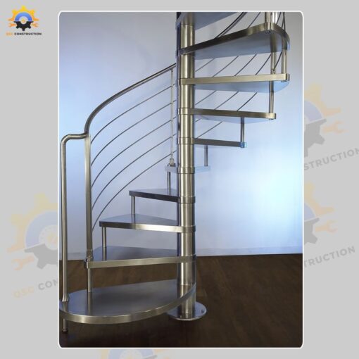 Mẫu cầu thang inox QSC INOXSTAIRS-30