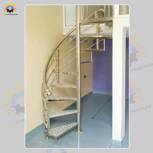 Mẫu cầu thang inox QSC INOXSTAIRS-31
