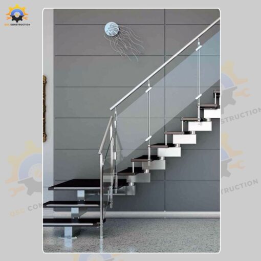 Mẫu cầu thang inox QSC INOXSTAIRS-32