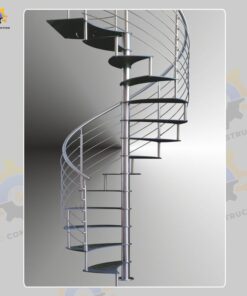 Mẫu cầu thang inox QSC INOXSTAIRS-33