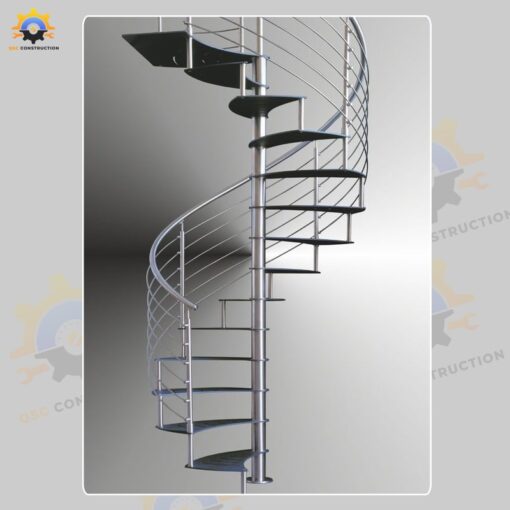 Mẫu cầu thang inox QSC INOXSTAIRS-33