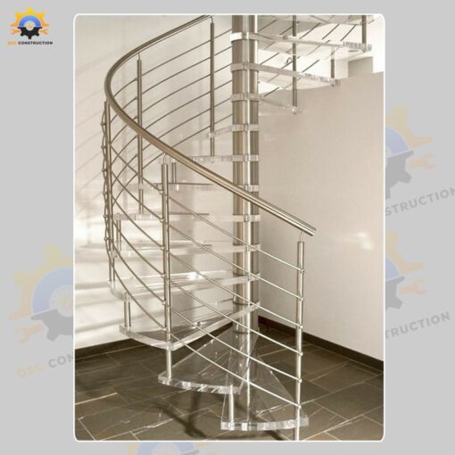 Mẫu cầu thang inox QSC INOXSTAIRS-34