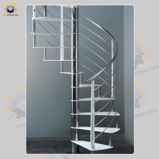 Mẫu cầu thang inox QSC INOXSTAIRS-36
