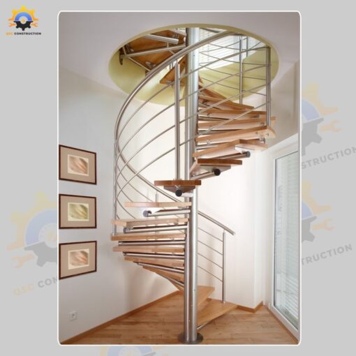 Mẫu cầu thang inox QSC INOXSTAIRS-38