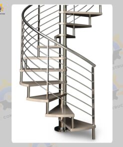 Mẫu cầu thang inox QSC INOXSTAIRS-39