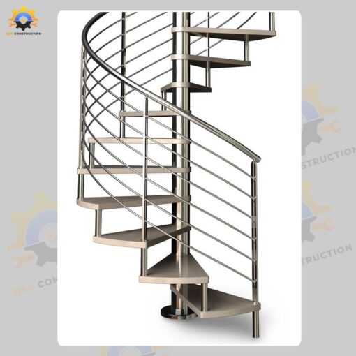 Mẫu cầu thang inox QSC INOXSTAIRS-39