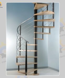 Mẫu cầu thang inox QSC INOXSTAIRS-40