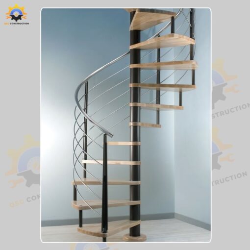 Mẫu cầu thang inox QSC INOXSTAIRS-40