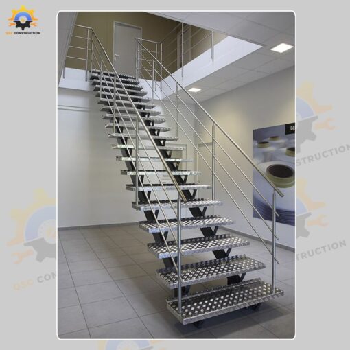 Mẫu cầu thang inox QSC INOXSTAIRS-42
