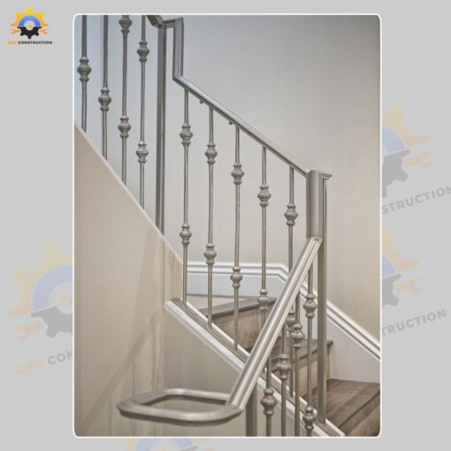 Mẫu cầu thang inox QSC INOXSTAIRS-44