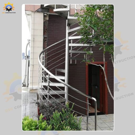 Mẫu cầu thang inox QSC INOXSTAIRS-46