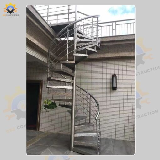 Mẫu cầu thang inox QSC INOXSTAIRS-47