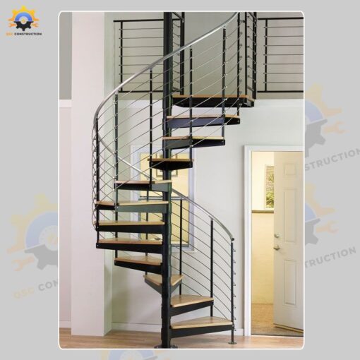 Mẫu cầu thang inox QSC INOXSTAIRS-48