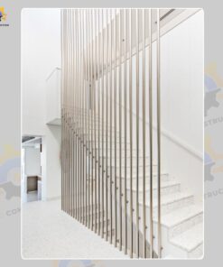 Mẫu cầu thang inox QSC INOXSTAIRS-09