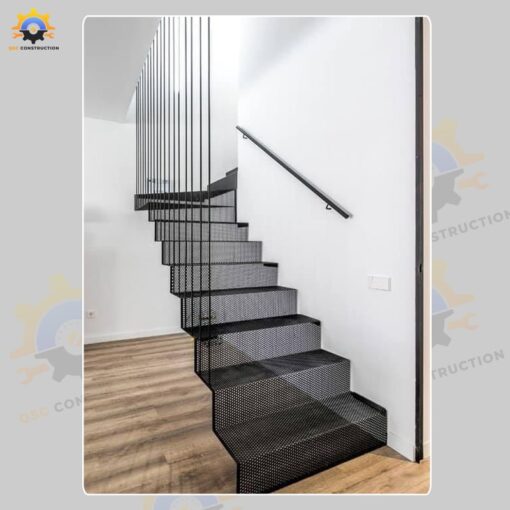 Mẫu cầu thang sắt QSC IRONSTAIRS-10