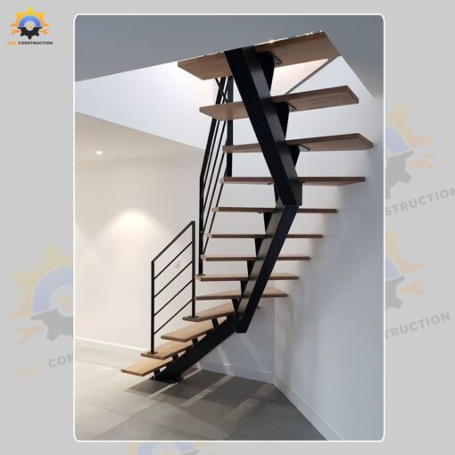 Mẫu cầu thang sắt QSC IRONSTAIRS-100