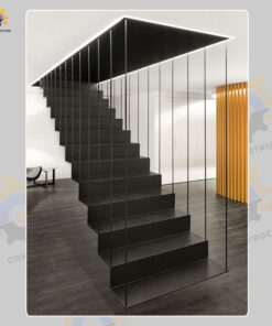 Mẫu cầu thang sắt QSC IRONSTAIRS-11