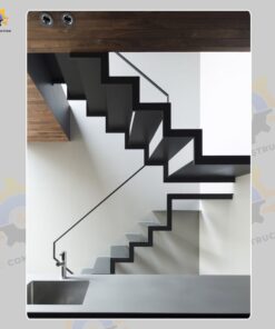 Mẫu cầu thang sắt QSC IRONSTAIRS-13
