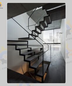 Mẫu cầu thang sắt QSC IRONSTAIRS-14