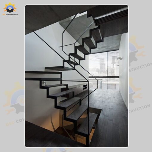 Mẫu cầu thang sắt QSC IRONSTAIRS-14