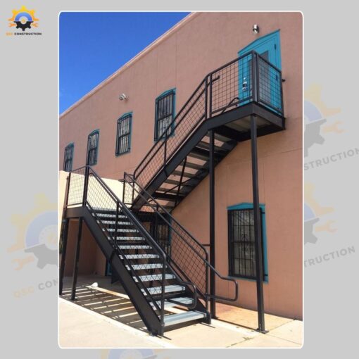 Mẫu cầu thang sắt QSC IRONSTAIRS-18