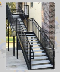 Mẫu cầu thang sắt QSC IRONSTAIRS-17