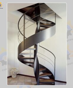Mẫu cầu thang sắt QSC IRONSTAIRS-02