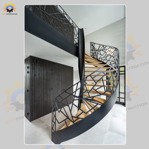 Mẫu cầu thang sắt QSC IRONSTAIRS-27