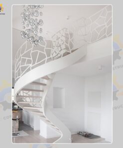 Mẫu cầu thang sắt QSC IRONSTAIRS-28