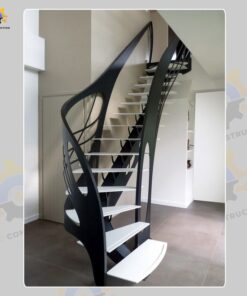 Mẫu cầu thang sắt QSC IRONSTAIRS-31