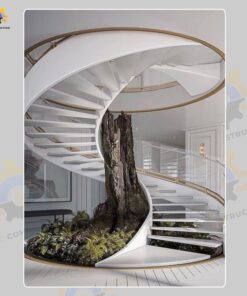 Mẫu cầu thang sắt QSC IRONSTAIRS-34