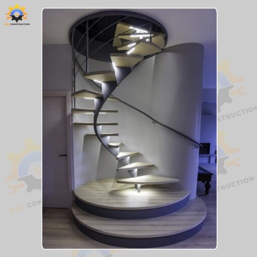 Mẫu cầu thang sắt QSC IRONSTAIRS-36