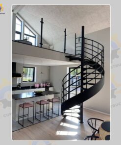 Mẫu cầu thang sắt QSC IRONSTAIRS-04