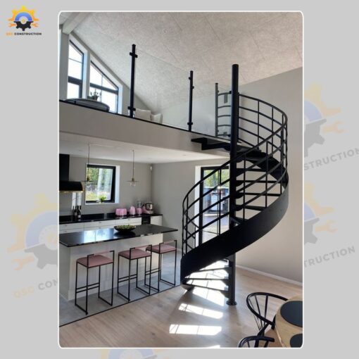 Mẫu cầu thang sắt QSC IRONSTAIRS-04